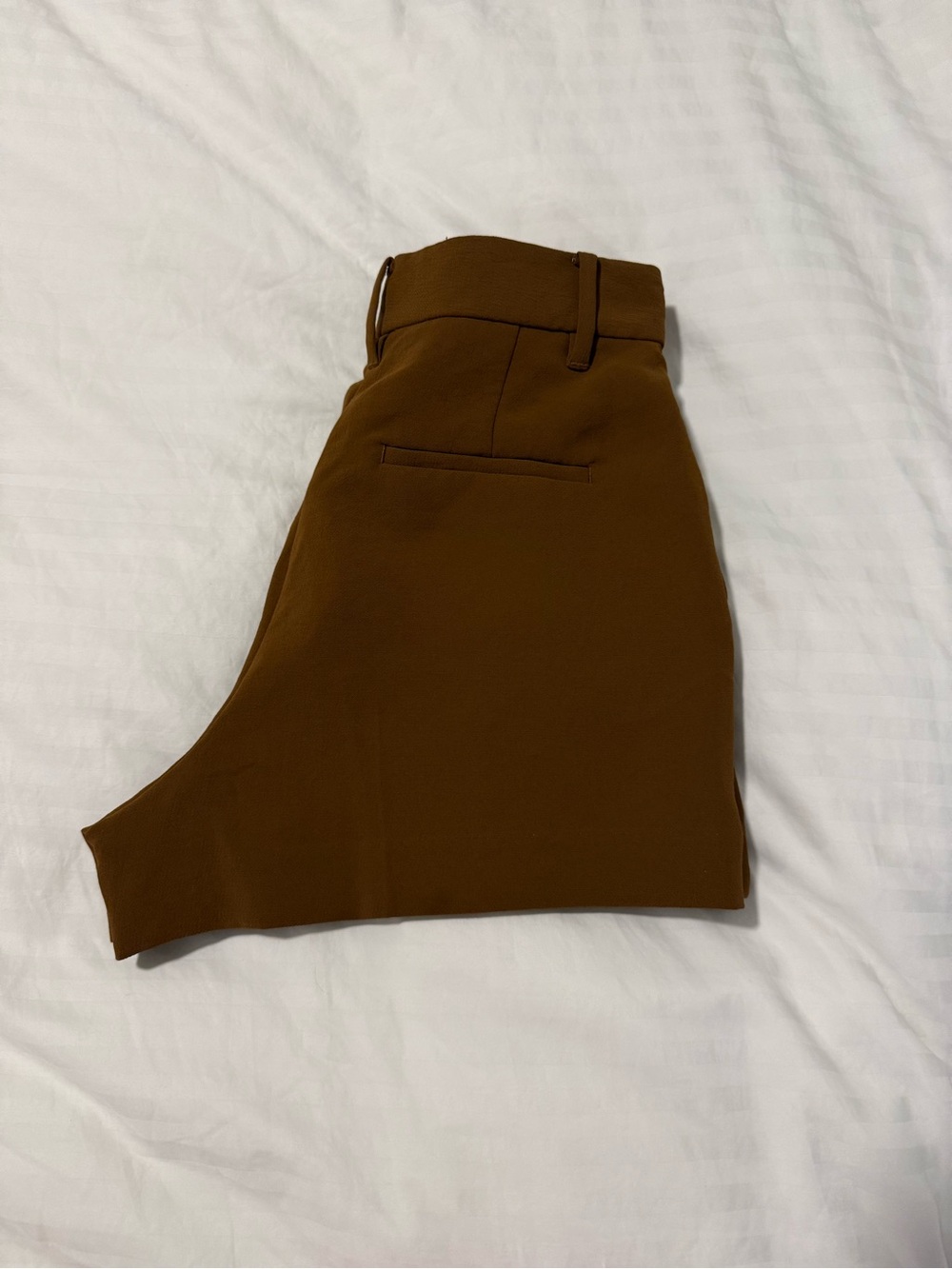 Aritzia Brown High-Waist Shorts